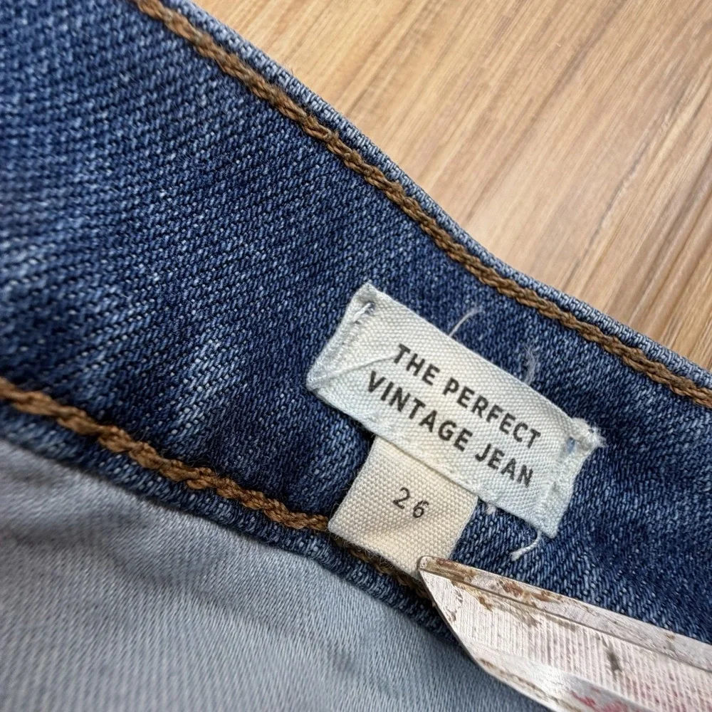 Madewell Jeans Womens 26 The Perfect Vintage Dark Wash Denim - Picture 2 of 7
